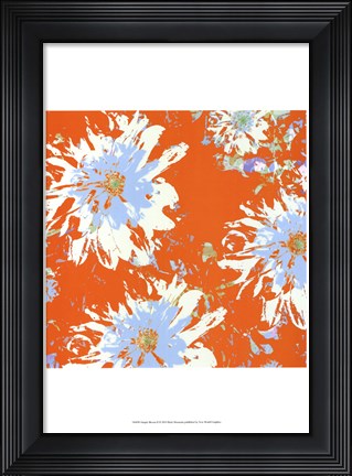 Framed Simple Bloom II Print