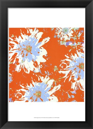 Framed Simple Bloom II Print
