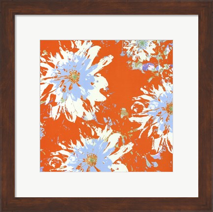 Framed Simple Bloom II Print