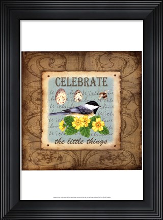 Framed Wings of Wonder I Print