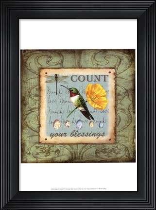 Framed Wings of Wonder II Print