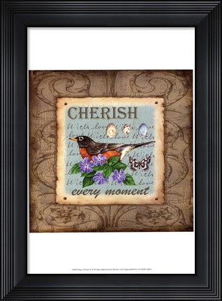 Framed Wings of Wonder III Print