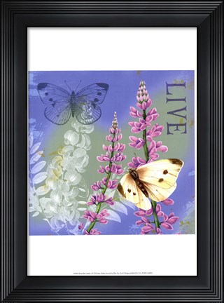 Framed Butterflies Inspire I Print