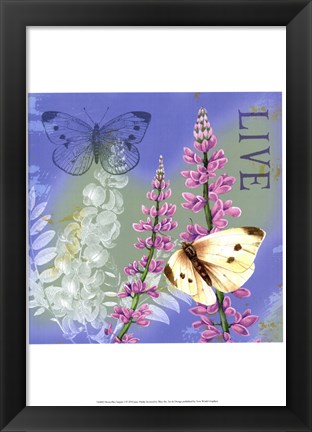 Framed Butterflies Inspire I Print