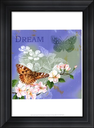 Framed Butterflies Inspire II Print