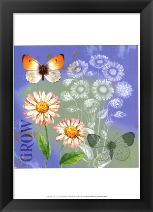 Framed Butterflies Inspire III Print