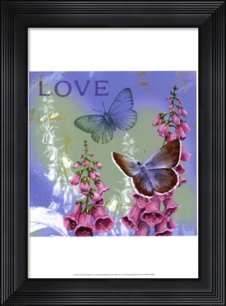 Framed Butterflies Inspire IV Print