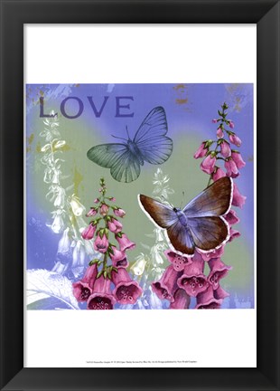 Framed Butterflies Inspire IV Print