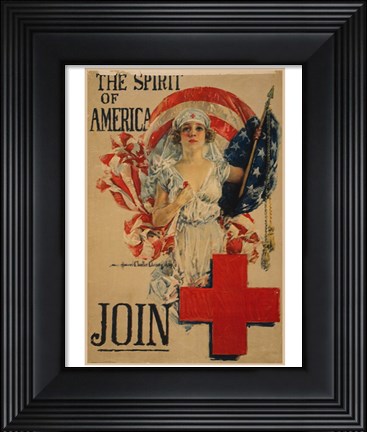 Framed Howard Chandler Christy WWI Poster Print