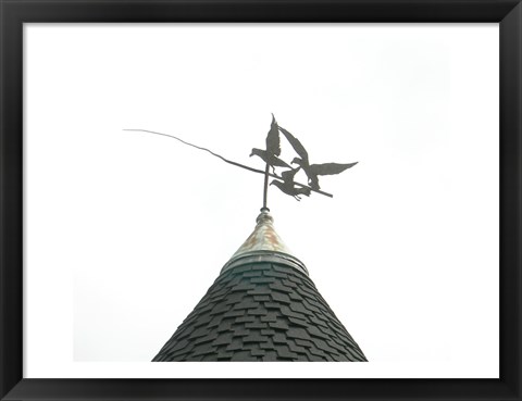 Framed Seattle Sigma Kappa Mu Weathervane Print