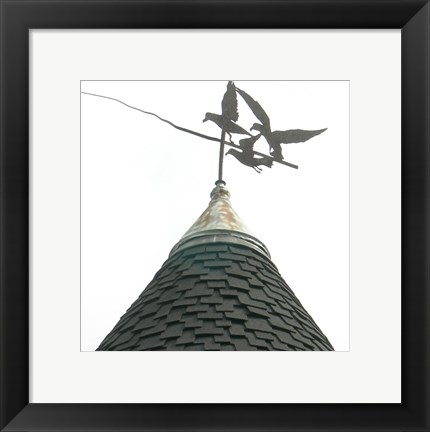 Framed Seattle Sigma Kappa Mu Weathervane Print