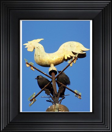 Framed Weathervane, Holy Trinity Church Print