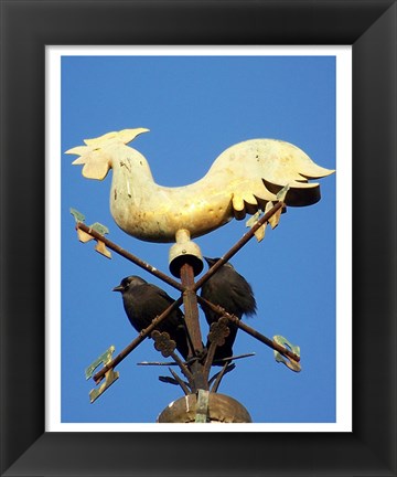 Framed Weathervane, Holy Trinity Church Print