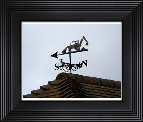 Framed Weathervane, Upper Mannington Print
