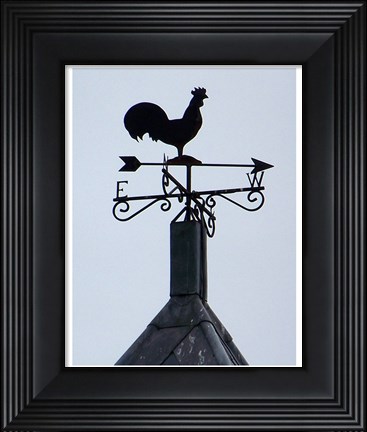 Framed Weathervane, The Church of St Peter and St Mary Print