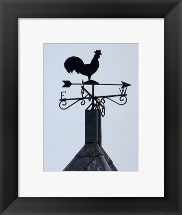 Framed Weathervane, The Church of St Peter and St Mary Print