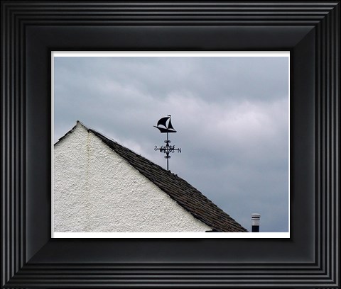 Framed Weathervane at Bellanoch Print