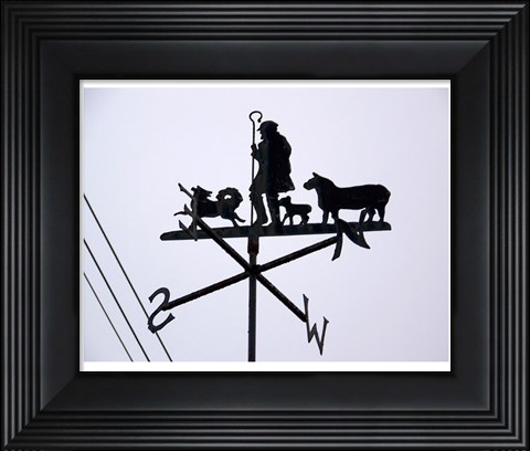 Framed Weathervane, Luton Print
