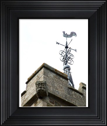 Framed Weathervan on the Church of St Mary, Horncastle Print