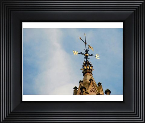 Framed Weathervane, Belfast Print