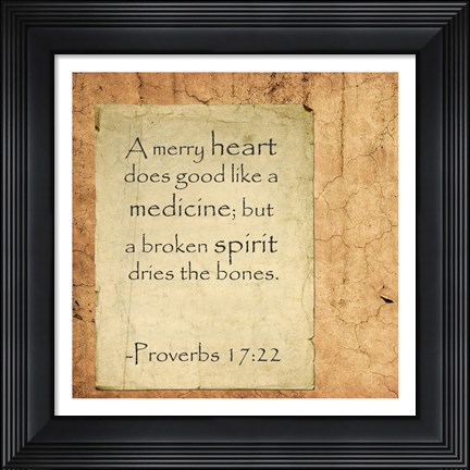 Framed Merry Heart Print