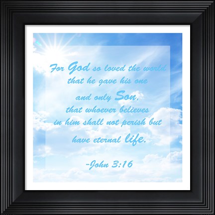 Framed Eternal Life Print
