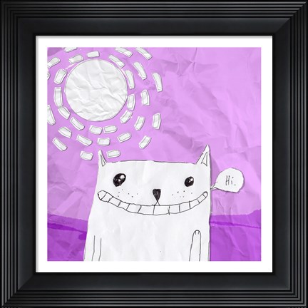 Framed Cat Print