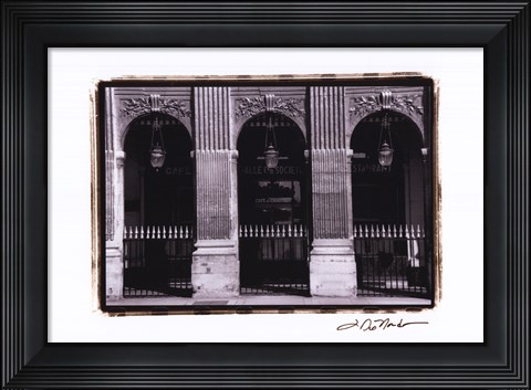 Framed Parisian Archways III Print