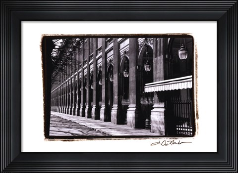 Framed Parisian Archways IV Print