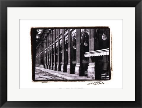 Framed Parisian Archways IV Print