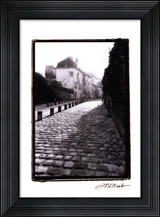 Framed Parisian Walkway II Print