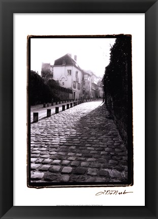 Framed Parisian Walkway II Print