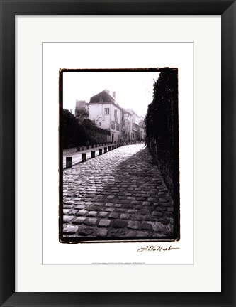 Framed Parisian Walkway II Print