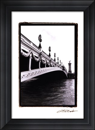 Framed Along the Seine River I Print