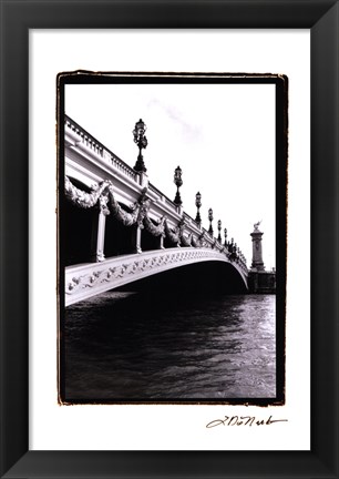 Framed Along the Seine River I Print