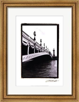 Framed Along the Seine River I Print
