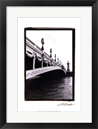 Framed Along the Seine River I Print