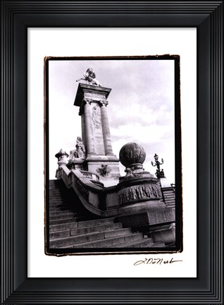 Framed Along the Seine River II Print