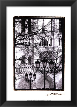 Framed Notre Dame Cathedral II Print
