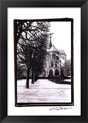 Framed Notre Dame Cathedral IV Print