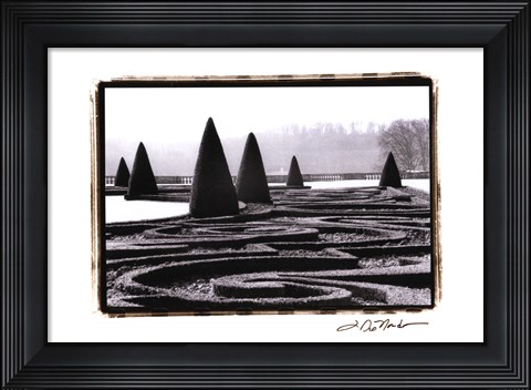 Framed Palace of Versailles Garden I Print