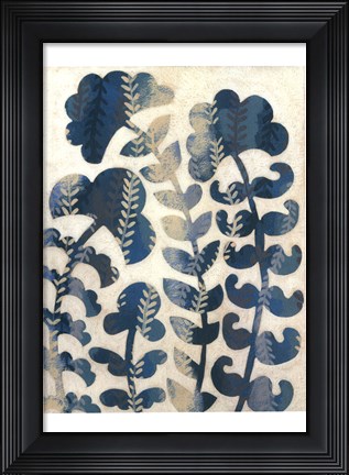 Framed Blueberry Blossoms I Print