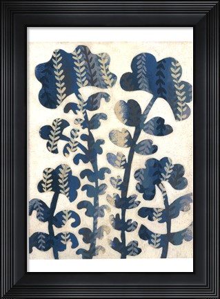 Framed Blueberry Blossoms II Print