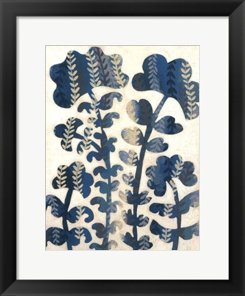 Framed Blueberry Blossoms II Print