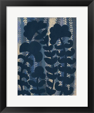 Framed Blueberry Blossoms III Print