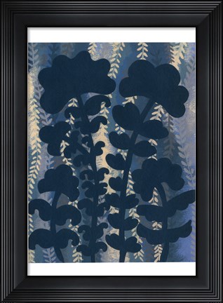 Framed Blueberry Blossoms IV Print