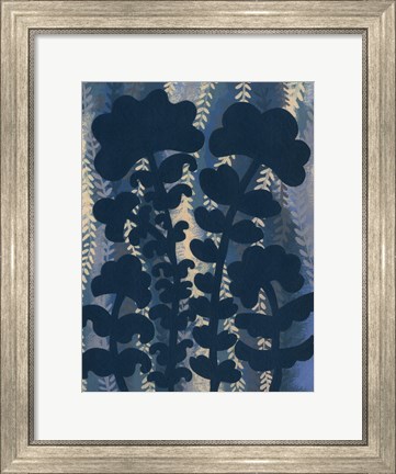 Framed Blueberry Blossoms IV Print