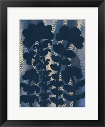 Framed Blueberry Blossoms IV Print