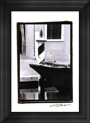 Framed Waterways of Venice I Print