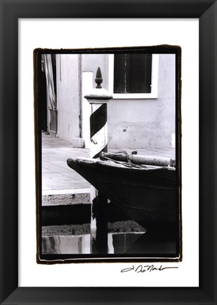 Framed Waterways of Venice I Print